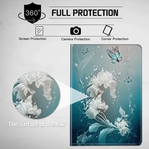 Miniatura 7 de Funda para Galaxy Tab S7 FE 5G 2021 Funda inteligente de piel sintética con soporte ajustable y funda de encendido y apagado automático para Samsung