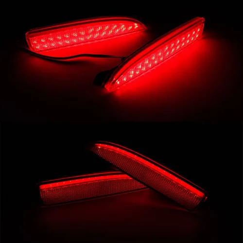 Miniatura 3 de 2 luces de freno traseras reflectoras de parachoques trasero para Mazda2 DY Mazda3 Axela Mazda6 Atenza