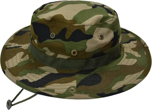 Miniatura 12 de Sombreros de sol para hombres y mujeres, sombrero de cubo UPF 50+, sombrero Boonie plegable, protección UV, senderismo, playa, pesca, safari