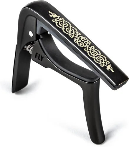 Trigger® Fly™ Capo Celtic Knot Edition Curvo - Negro