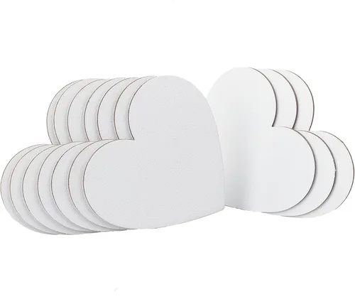 Miniatura 9 de NBEADS 12 paneles redondos de lienzo de pintura, 5.9 x 5.9 pulgadas, tableros de dibujo de lienzo en blanco para pintura al óleo y acrílica