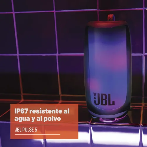 Miniatura 4 de JBL Pulse 5 - Altavoz Bluetooth portátil con luces deslumbrantes, sonido profesional original, color negro