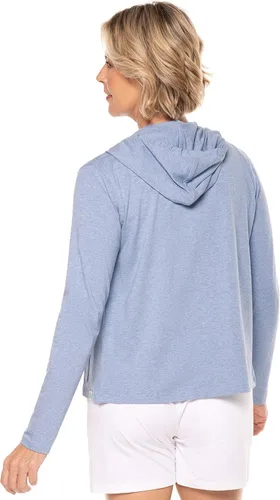 Miniatura 10 de Sudadera con capucha para la costa, de Coolibar, para mujer, UPF 50+, protege del sol