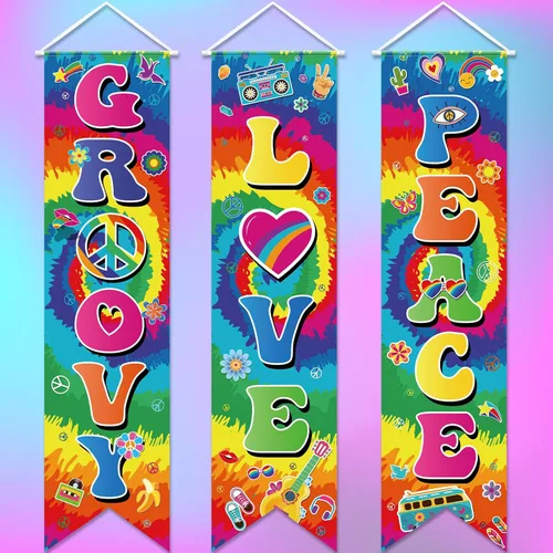 Miniatura 17 de Chiisong Cartel de fiesta de cumpleaños de 6 a 7 años, 3 piezas con temática de memes, carteles de cumpleaños de 7º porche, decoración de pared