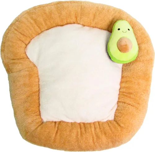 Miniatura 17 de TONBO Cama de Felpa Suave Pequeña Linda y Acogedora de Aguacate para Perros y Gatos, Compatible con Lavadora y Secadora (Aguacate)