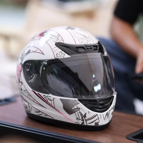 Miniatura 7 de SLMOTO Casco de seguridad aprobado por DOT, casco de motocicleta para adultos, doble visera, cara completa con protector solar (XL)