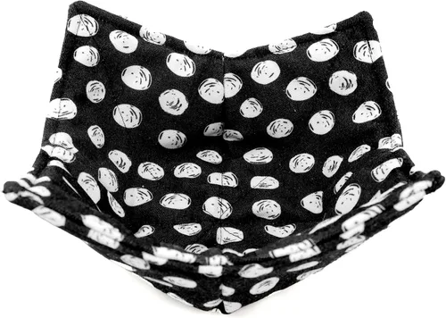Miniatura 4 de Cuenco acogedor de microondas de algodón, soportes para tazones calientes aptos para microondas, almohadillas calientes para tazones de sopa (R)