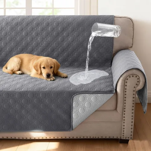 Miniatura 15 de H.VERSAILTEX Funda 100% Impermeable para Silla Gruesa y Duradera Fundas para Sofá para Perros Protector de Sofá Triple Antideslizante Fundas