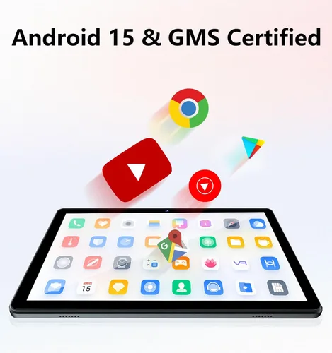 Miniatura 2 de ECOPAD Tablet de 10.1 pulgadas, tabletas Android 15 de 12 GB (4+8) de RAM / 64 GB de ROM / expansión de tarjeta SD de 1 TB, pantalla táctil IPS HD
