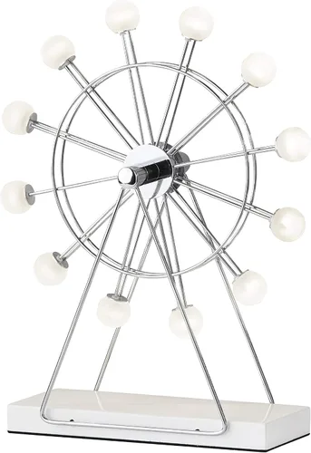 Miniatura 9 de Adesso Home 2120-22 Lámpara de mesa LED de transición de la colección Coney en acabado cromado, 5.25 pulgadas, grande, bronce