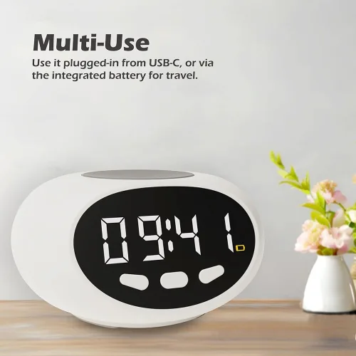 Miniatura 3 de Reloj despertador parlante, hora y fecha extra ruidosos, reloj parlante para niños, ancianos, demencia, personas mayores con discapacidad auditiva