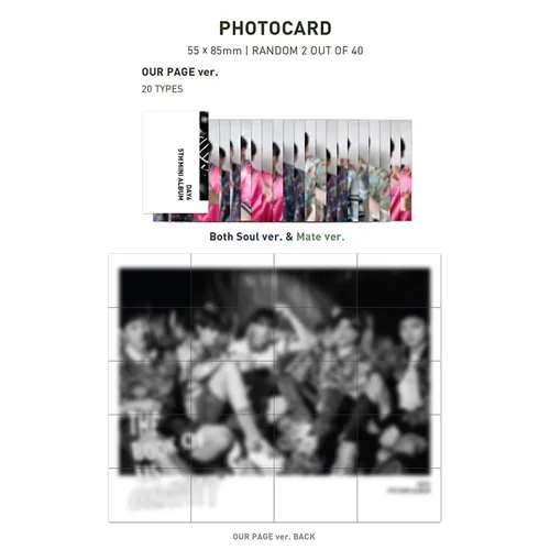 Miniatura 7 de DAY6 5th Mini Album - The Book Of Us : Gravity [ SOUL ver. ] CD + Photobook + Photocards + Postcard + Bookmark + FREE GIFT / K-POP Sealed