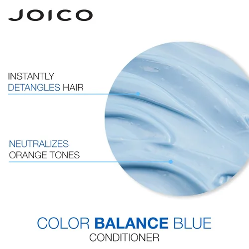 Miniatura 6 de Joico Champú y acondicionador de color azul Para cabello castaño aclarado Elimina los tonos naranja cobrizo Aumenta la vitalidad