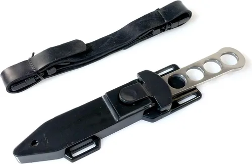 Miniatura 2 de WarTech Cuchillo de supervivencia de buceo de 8.75 pulgadas con funda para correa de pierna