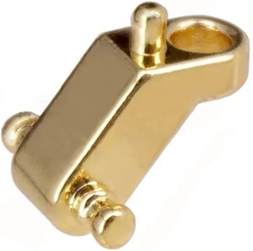Miniatura 2 de Guías de cuerda de rodillo estándar para guitarra eléctrica, paquete de 2 unidades (dorado)