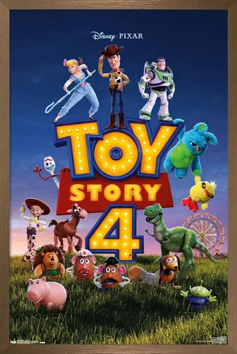 Miniatura 15 de Trends International Disney Pixar Toy Story 4 - Póster de pared de una hoja, 14.725 x 22.375 pulgadas, versión enmarcada plateada Versión con marco