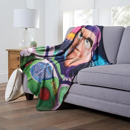 Miniatura 6 de Northwest Toy Story - Manta de seda táctil, 50 x 60 pulgadas, Buzz Bright