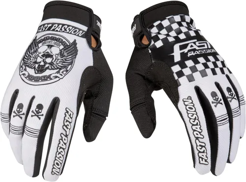Miniatura 9 de Guantes de motocicleta Fast Passion para hombres/mujeres - Guantes de bicicleta todoterreno y motocross con características antideslizantes
