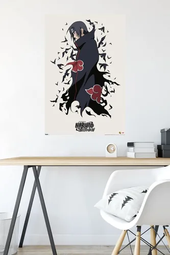 Miniatura 4 de Trends International Naruto - Póster de pared Itachi, 22.375" x 34", versión sin marco