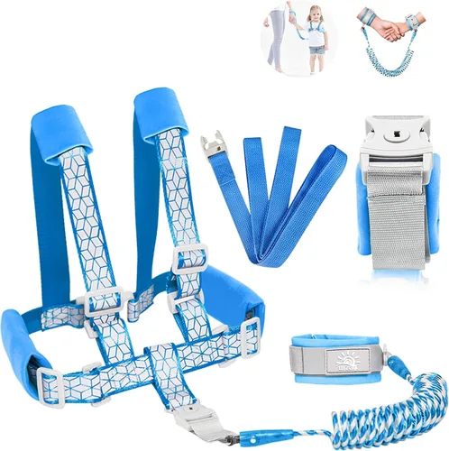 Miniatura 11 de Correa para Niños Pequeños - Enlace de Muñeca Anti-Pérdida para Niños Pequeños - Arnés para Niños Pequeños con Cerradura para Niños, Correa