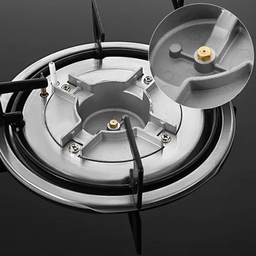 Miniatura 8 de Estufa de gas con 4 quemadores de propano para cocinar, vidrio templado, casa rodante, portátil, de acero inoxidable, de encendido instantáneo