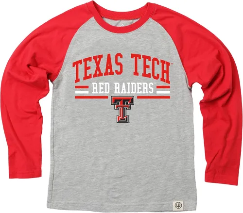 Miniatura 24 de Wes and Willy NCAA playera raglán de manga larga para niños