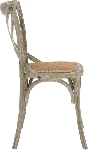Miniatura 5 de Modway Gear - Sillas de comedor rústicas y modernas, de madera de olmo, dos sillas de comedor