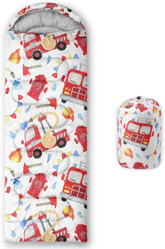 Miniatura 17 de QOOMO - Saco de Dormir para Acampar, para 3 Estaciones, Clima Cálido y Fresco, Ligero, Resistente al Agua, para Adultos y Niños, Equipo de Camping