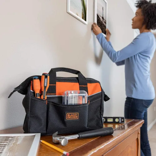 Miniatura 13 de BLACK+DECKER Bolsa de herramientas, 16 pulgadas (BDST500002APB)
