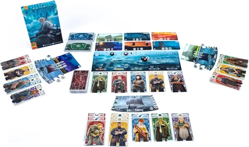 Miniatura 3 de Juego de mesa Knarr: forma la mejor banda de vikingos. Emocionante juego de exploración y estrategia, divertido juego familiar para niños y adultos