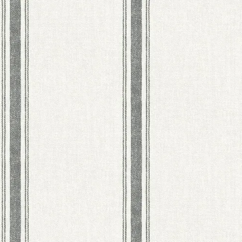 Chesapeake 3115-12461 Linette - Papel tapiz de rayas de tela, color negro