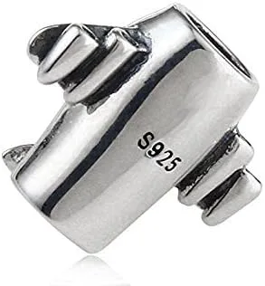 Miniatura 3 de Abalorio de avión de plata de ley 925 con diseño de avión para pulsera Pandora (avión)