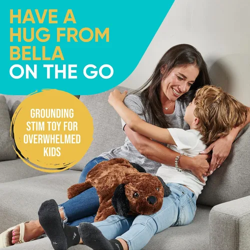 Miniatura 8 de FRIENDLY CUDDLE Manta con Peso para Regazo para Niños y Adultos – Manta con Peso Bella Kids – ASD, Procesamiento Sensorial Animales de Peluche
