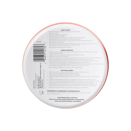 Miniatura 7 de Cera depilatoria en crema de lujo Satin Smooth - Cera suave para cara y cuerpo, depilación profesional para piel sensible, cabello grueso y rizado