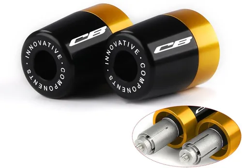Miniatura 8 de Extremos de barra de manillar, empuñaduras de mano, tapas de enchufe compatibles con Honda CB 650R/1000R/650F Manillar de motocicleta Grip End cb