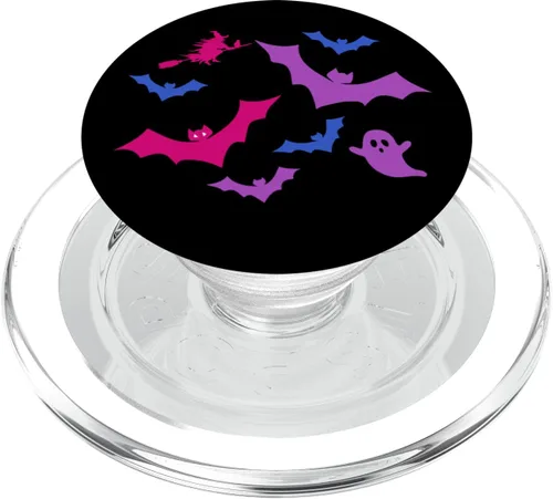 Bi Pride Halloween Sutil Bisexual LGBTQ Otoño Otoño PopSockets MagSafe PopGrip para iPhone