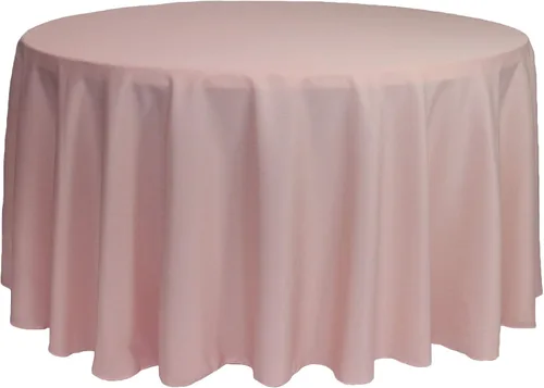 Miniatura 23 de YOUR CHAIR COVERS - Mantel redondo de poliéster prémium de 120 pulgadas - Mantel de lino color champán para mesas redondas estándar