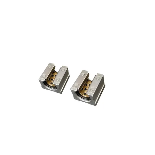 Miniatura 3 de 2 unidades SBR20UU SBR20 UU 20 UU 0.787 in Bloque deslizante de movimiento lineal con funda de cobre de grafito en el interior para riel de guía