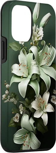 Miniatura 3 de Funda para iPhone 12 mini Sage green Wildflower Aesthetic Flower
