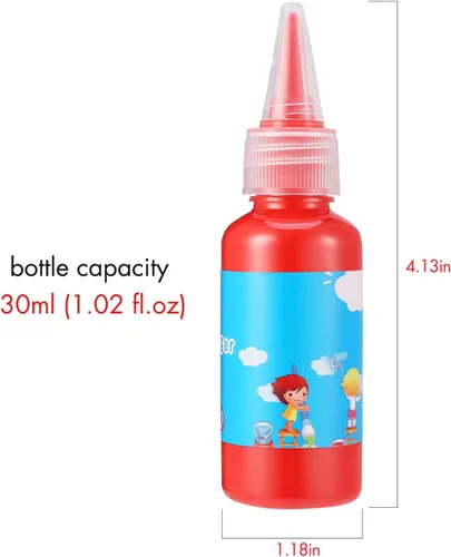 Miniatura 2 de Pintura para dedos, pintura de dedos para niños, pinturas de dedos no tóxicas para niños pequeños de 1 a 3 años, pinturas de dedos lavables