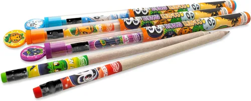 Miniatura 8 de Lápices de Halloween Smencils – Lápices perfumados gourmet patentados HB #2, 5 unidades, regalos para niños, suministros escolares, recompensas