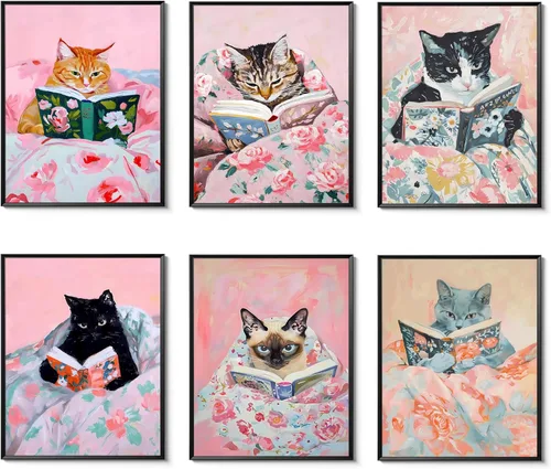 Miniatura 14 de Conjunto de pósteres de mujer negra de 6, arte de pared de mujeres afroamericanas de moda, pinturas decorativas abstractas para recámara y sala