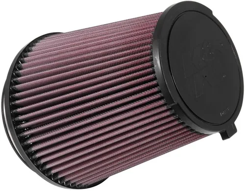 K&N Filtro de aire de motor de flujo alto original de por vida: aumenta la potencia y la aceleración, lavable, premium, repuesto de filtro de aire