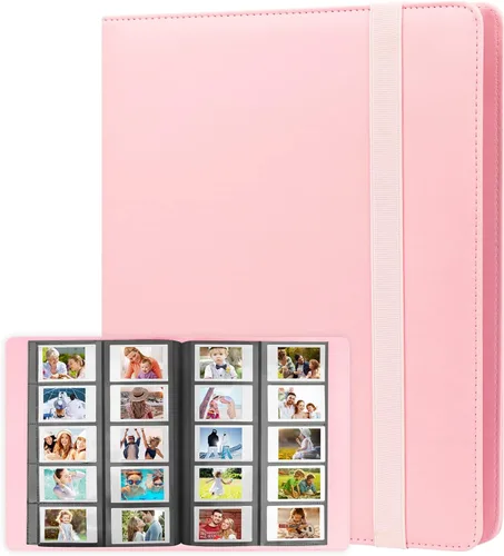 Miniatura 17 de Álbum de fotos de 640 bolsillos para cámara Fujifilm Instax Mini, álbum de fotos de 2 x 3 pulgadas para fotos Polaroid de 2 x 3 pulgadas, libro