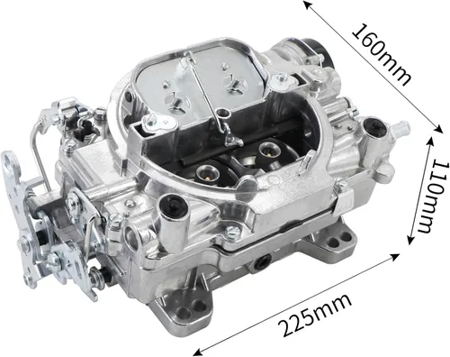Miniatura 5 de Repuesto de carburador 1403 para válvula de aire de orificio cuadrado de 4 barriles 500CFM, estrangulador eléctrico secundario compatible con Ch.evy