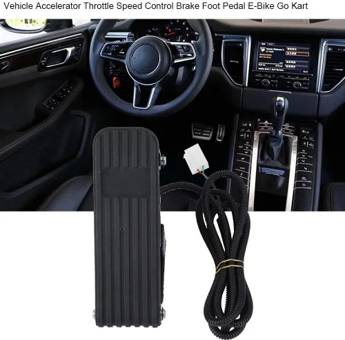 Miniatura 7 de Pedal de freno para vehículo eléctrico, acelerador de pie, control de velocidad del acelerador, pedal de freno universal para bicicletas eléctricas