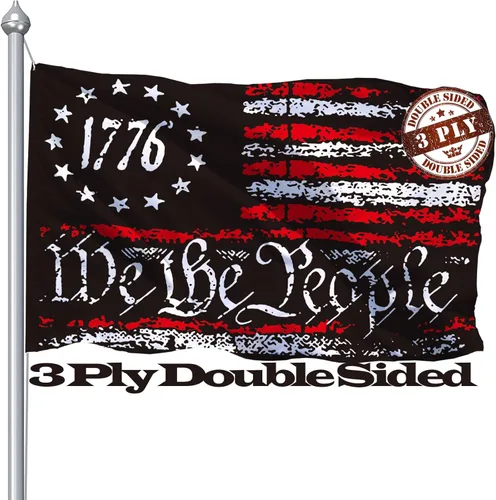 Miniatura 9 de Bandera de constitución de 3 x 5 pies para decoración, arte de pared, cueva de hombre, al aire libre, bandera estadounidense con ojales de latón