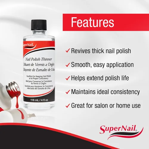 Miniatura 4 de Super Nail - diluyente de esmalte, 4 oz