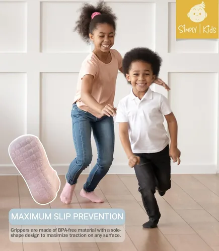 Miniatura 2 de Simply Kids Calcetines tobilleros para bebé con pinzas (9 pares) para niños de 0 meses a 7 años