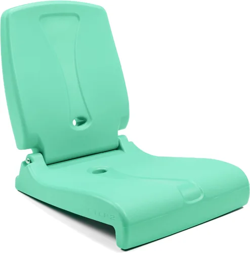 Miniatura 18 de Step2 Flip Seat - Asiento plegable, silla portátil para exteriores, piscina, plataformas traseras, campamento, silla de picnic; proporciona apoyo